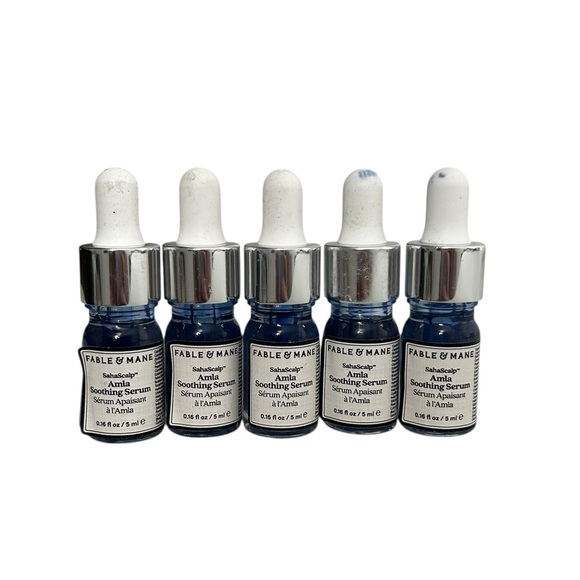 (5) Fable & Mane Sahascalp Amla Soothing Serum Mini Travel Size 5ml Bundle - Picture 2 of 4